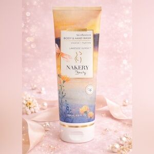✨ Nakery Beauty Lakeside Sunset SkinRestore Body & Hand Wash | Limited Edition 🎀